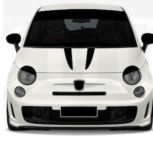 Abarth Fiat 500 Punto 595 Bonnet Stripes Decals Graphics, Stickers for Hood