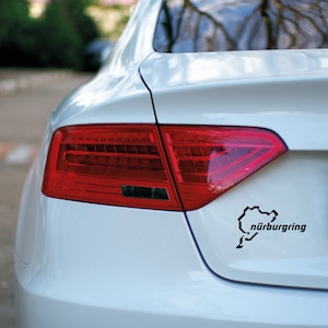 NURBURGRING - Car Window Bumper Vinyl Decal Sticker Adhesive Racing Circuit