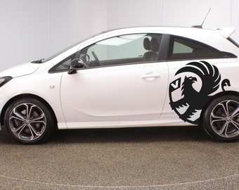 Vauxhall Opel Car Side Vinyl Decals: Racing Sport Adhesive Stickers
