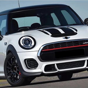 Mini Cooper Bonnet Stripes Vinyl Graphics Decals Racing Epic Adhesive for Hood and Boot Stickers