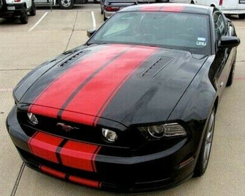 Ford-Mustang-Shelby Racing Streifen-Aufkleber Vinyl-Aufkleber Viper Stripes Für Motorhaube-Dach-Boot - Österreich