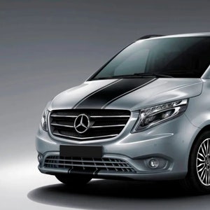 Mercedes Vito Pin Bonnet Wide Stripes Vinyl Decals Sticker Racing Sport V-Class