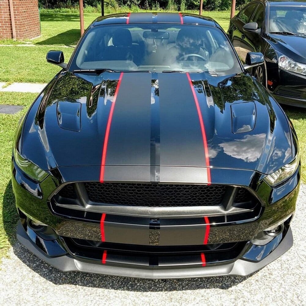 Mustang hood stripes deals