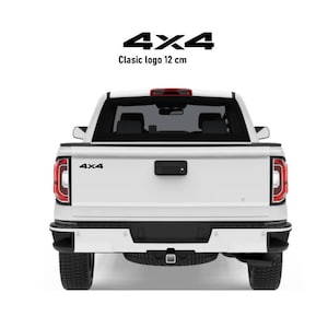 4x4 Classic Logo Sticker Decal Ford , Navara, Jeep VINYL OFF ROAD Adhesive