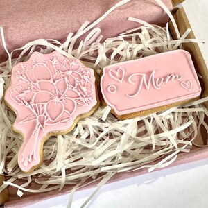 Personalised Birthday Biscuits Mum Biscuits Birthday Cookies Nan Biscuits Mum Gift Vegan and Gluten Free Option image 2