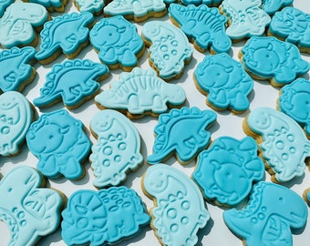 Dinosaur Biscuits - Party Favour Biscuits - Letterbox Cookies