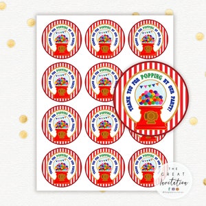 Bubblegum Party Stickers instant download, Bubblegum Sticker, Bubble gum Tags, Bubble gum labels, Bubble gum Party Stickers, PNG, JPG