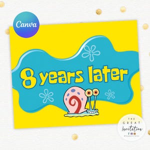 Editable Spongebob Party Sign, Spongebob instant download, Sponge bob Party Printable, Under the Sea Game, Under the Sea Party Party