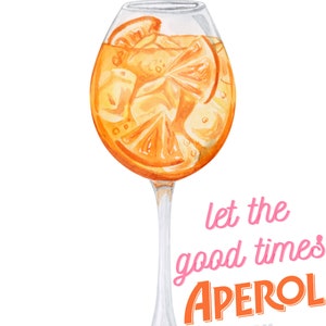 Aperol spritz card