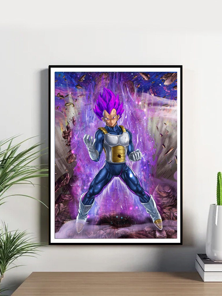 Vegeta SSJ2  Art Board Print for Sale by Anime-Styles