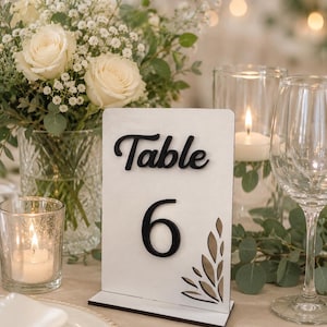 Rustic Wood Wedding Table Numbers: Art Deco Centerpiece, wedding decor
