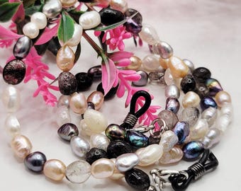 Freshwater Pearl Beaded Eyeglass Chain