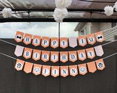 Dog Birthday Party Printable Banner, Puppy Party Decor (Instant Download)