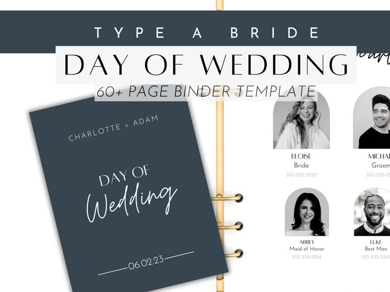 WEDDING DAY BINDER Template Wedding Day Information for Etsy WEDDING DAY BINDER Template Wedding Day Information for Etsy