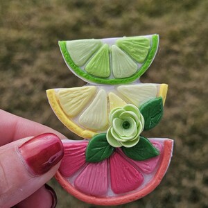 Conjunto de ímãs artesanais em laranja vibrante para uma decoração divertida de cozinha! imagem 12