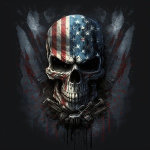 3044 Skull American Flag Images Stock Photos  Vectors  Shutterstock