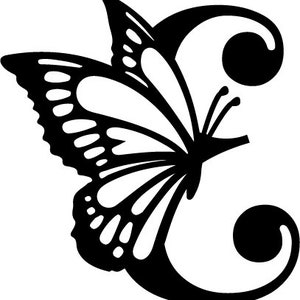 Butterfly Monogram English Alphabet All Letters PNG, JPEG, SVG, Pdf A, B, C, D, E, F, G, H, I, J, K, L, M, N, O, P, Q, R, S, T, U, V, W, X image 6