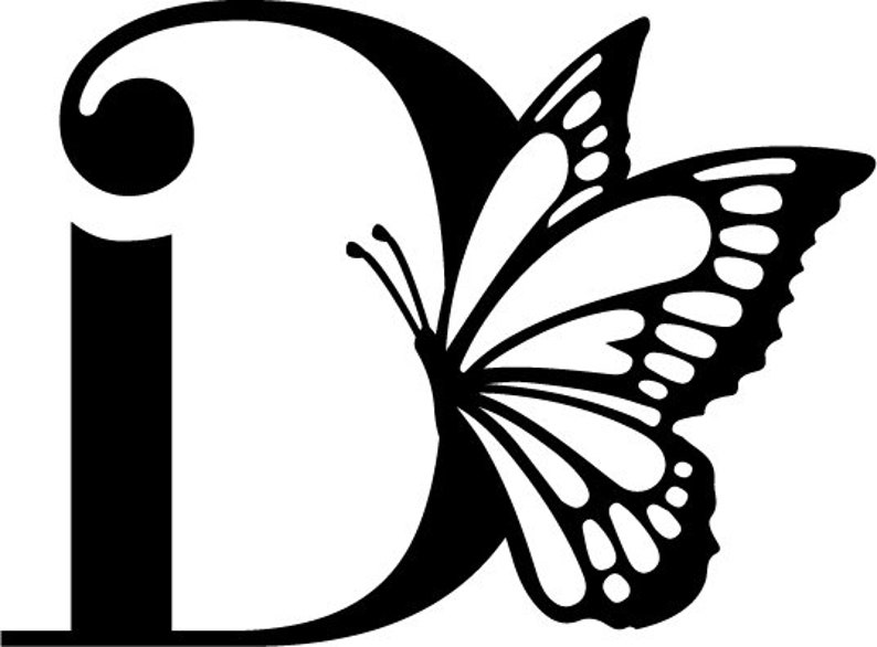 Butterfly Monogram English Alphabet All Letters PNG, JPEG, SVG, Pdf A, B, C, D, E, F, G, H, I, J, K, L, M, N, O, P, Q, R, S, T, U, V, W, X image 5