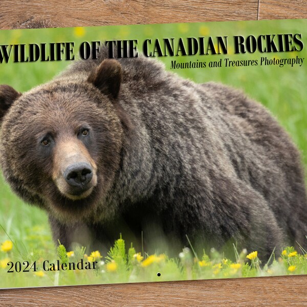 2024 Wildlife Calendar Etsy Canada