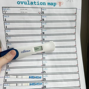 How I Got Pregnant - Ovulation Map Worksheet - Ovulation Tracker - Without an App -App Free