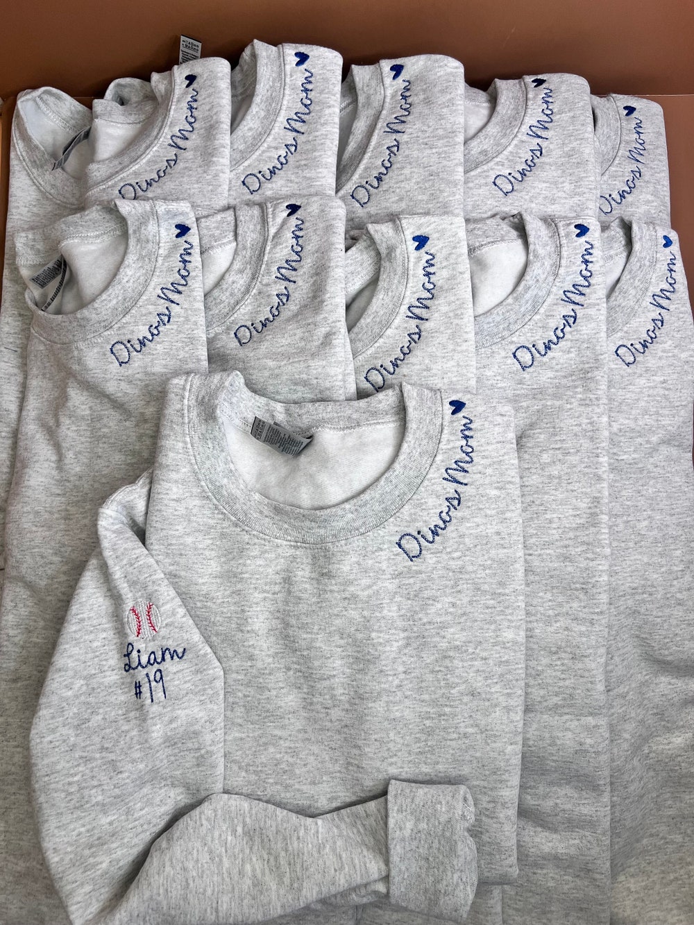 Custom Embroidered Sweater, Custom Embroidered Team Sweater, Customized Embroidered Sports Sweater, Custom School Name Sweater Moderndaydecors