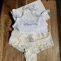 Personalized Bride Lingerie Set, Bride Underwear Set, Wedding Day Lingerie, Gift Box for Bride, Anniversary Gift Box, Bridal Shower Gift Box