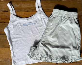 Custom Bride Pajamas, Wedding Shower Gift