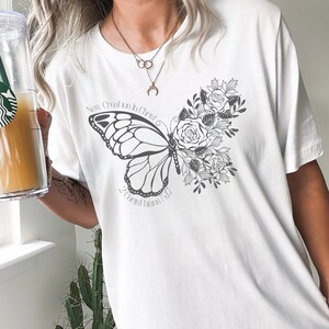 Christian Shirt - Graphic Tee - New Creation in Christ - Jesus Shirt - Christian TShirt - Bible Shirt - Christian Apparel - Butterfly Shirt