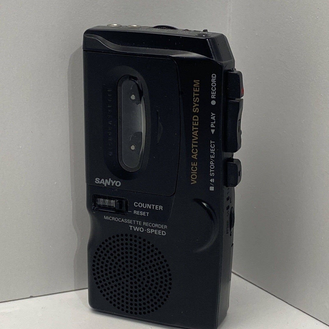 Vintage Sanyo M5699 Two 2 Speed Micro Cassette Microcassette Etsy