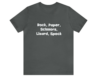 Rock Paper Scissors Lizard Spock - Tshirt