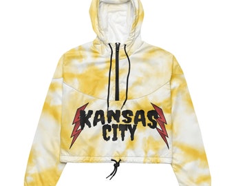 Women’s cropped windbreaker ( Kansas City edition ) by VillagePort  Co.
