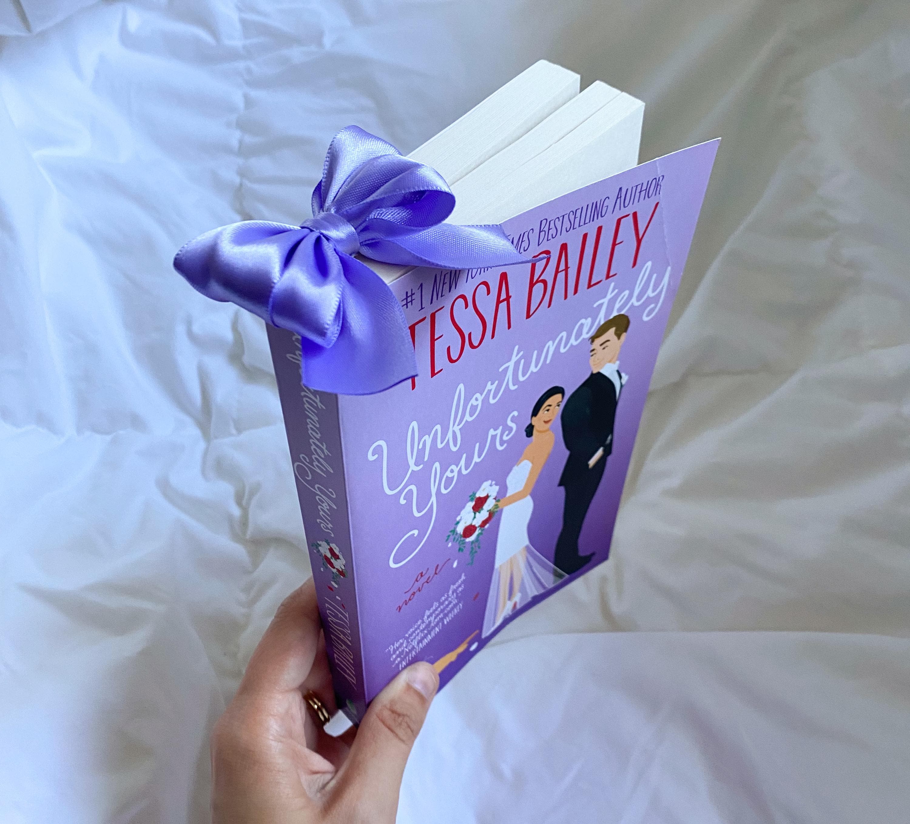 Satin Ribbon Bow Bookmark | Trendy, Coquette, Girly Gift | Pretty TikTok Booktok Trend for Bookworms, Readers, and Book Lovers | Aesthetic