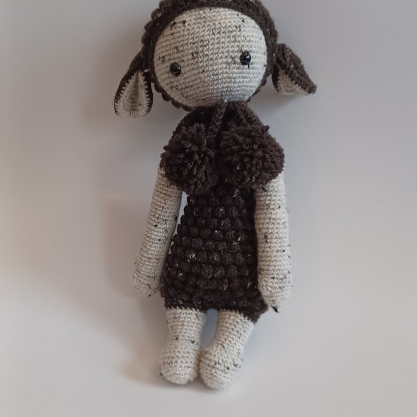 Crochet Lupo the Lamb - a Lalylala Pattern