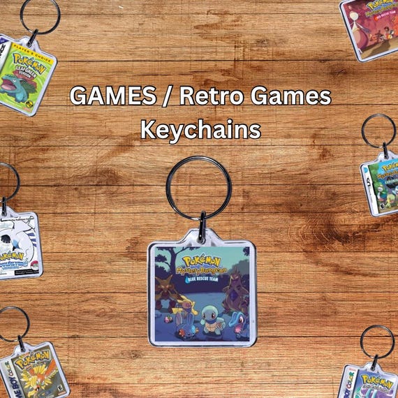 ポケモン ゲーム キーホルダー - ゲームボーイ DS 時代のレトロな