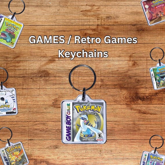 ポケモン ゲーム キーホルダー - ゲームボーイ DS 時代のレトロな