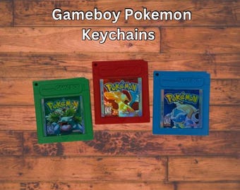 ポケモン ゲーム キーホルダー - ゲームボーイ DS 時代のレトロな