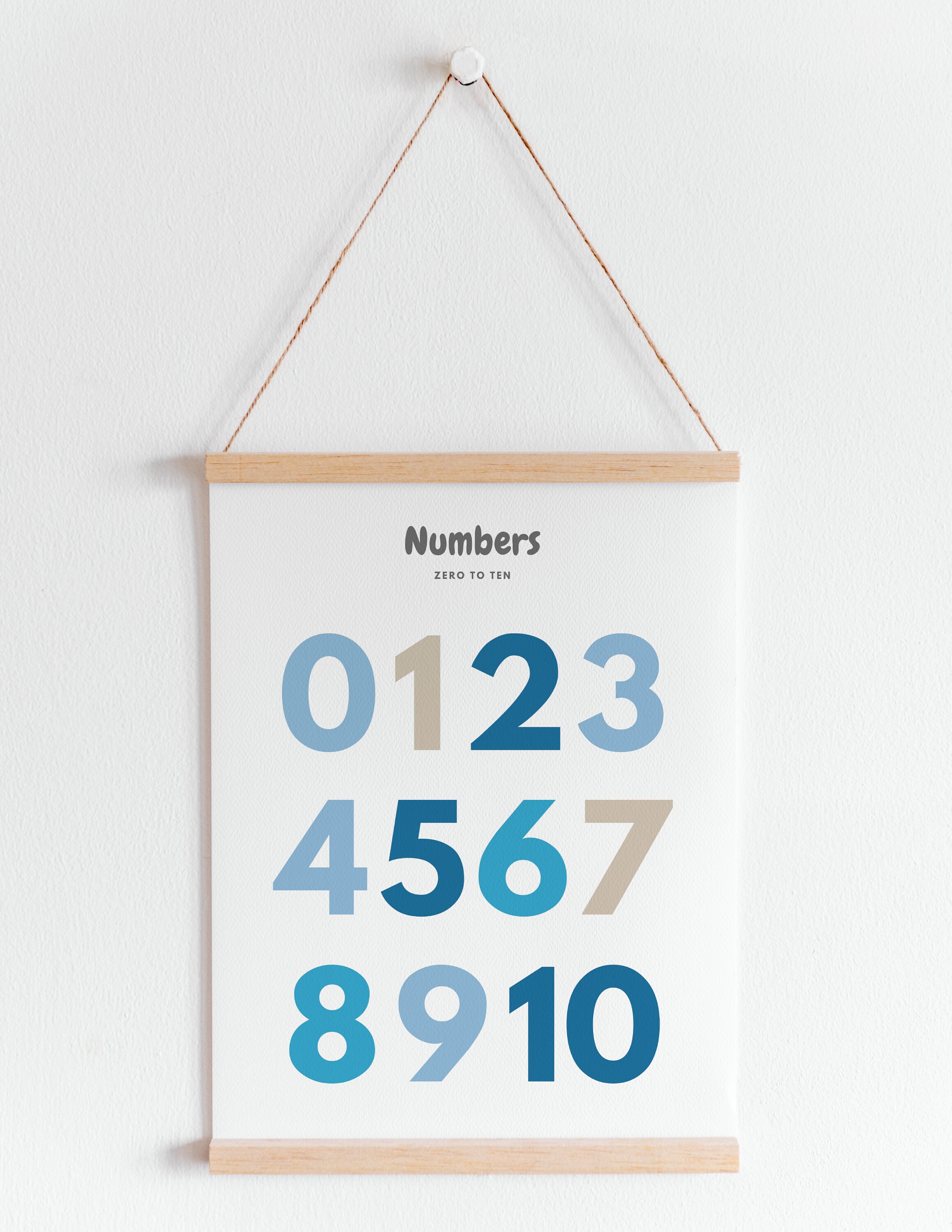 0 to 10 Numbers Poster - Printable Wall Art - Educational Prints ...