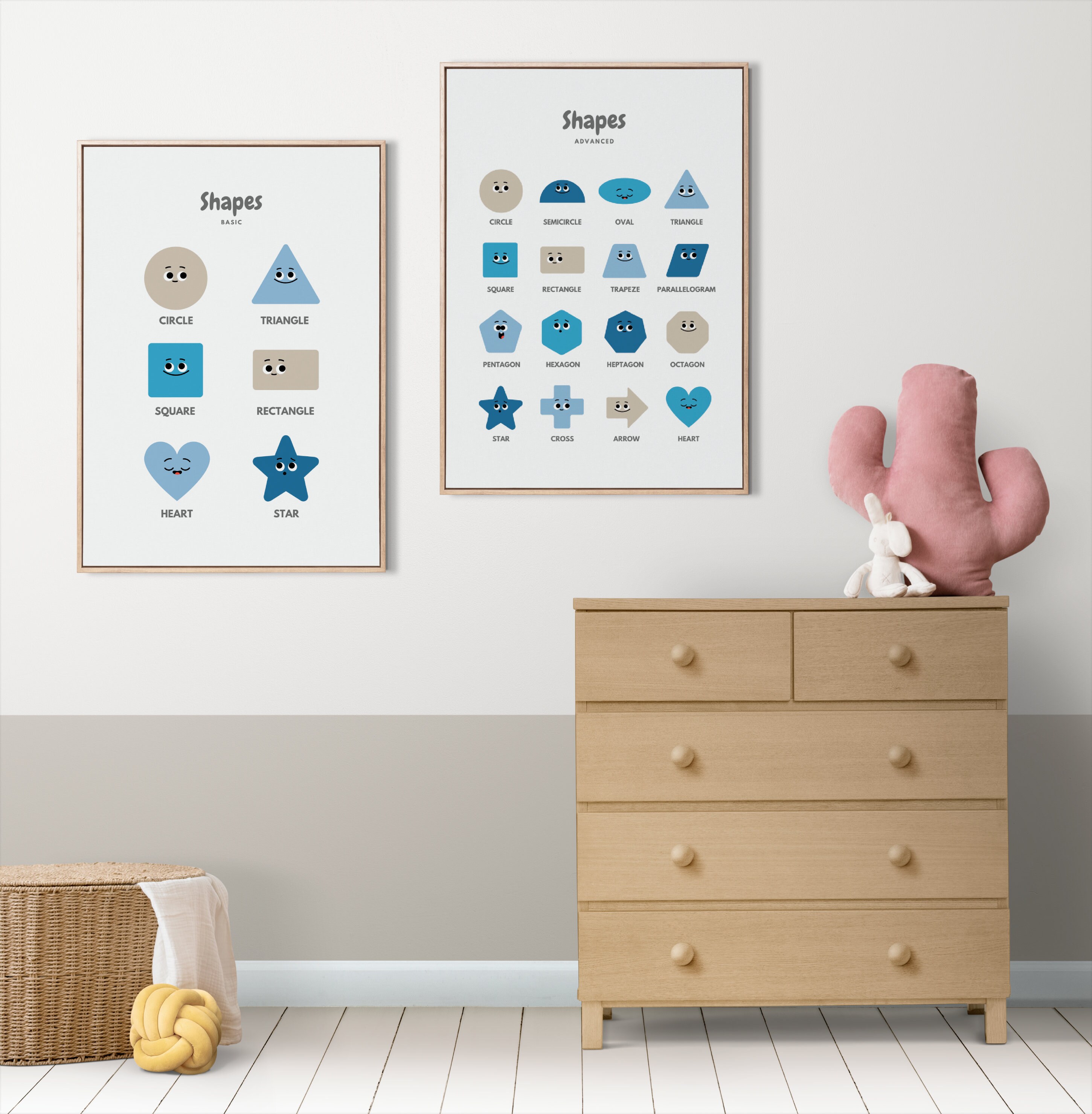 Educational Poster BUNDLE - Printable Wall Art for Toddlers & Preschool ...