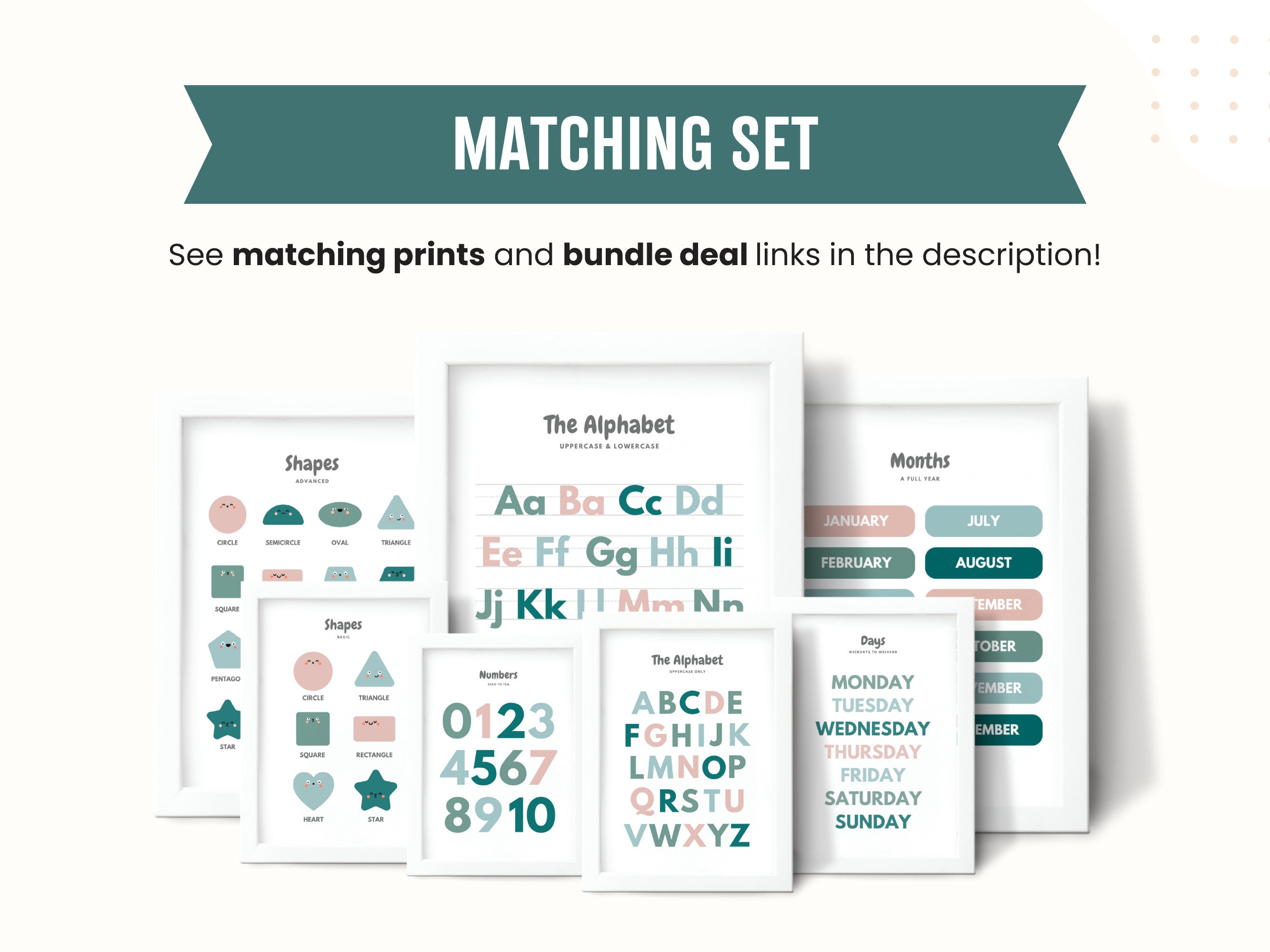 Alphabet ABC Poster - Handwriting Chart - Printable Wall Art ...