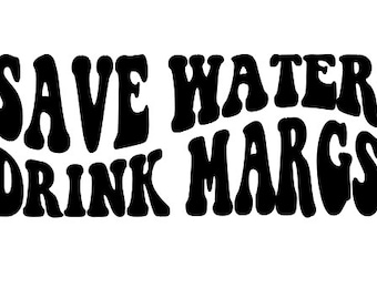 Économisez de l&#39;eau Boire des marges SVG Drôle chapeau EVJF Margarita Piscine Océan Lac