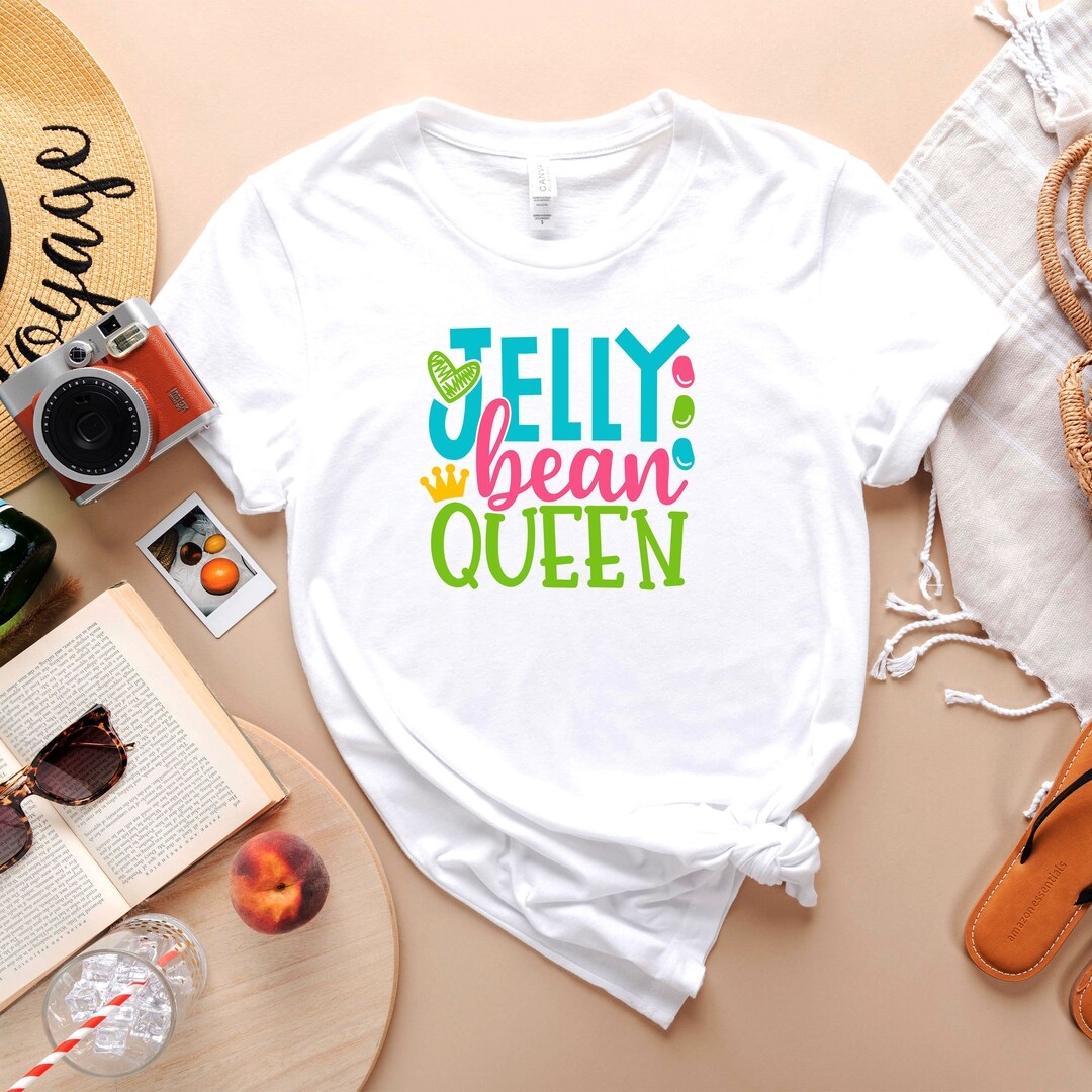 Jelly Bean Queen Shirt Easter Tshirt Toddler Easter Shirt Etsy UK
