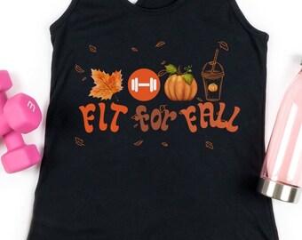 Womens Fall tank top, Womans fall workout tank, Fall top, Fall fashion, Workout tanks, Workout tank top, Fall tops, Fall fashion, Fitness