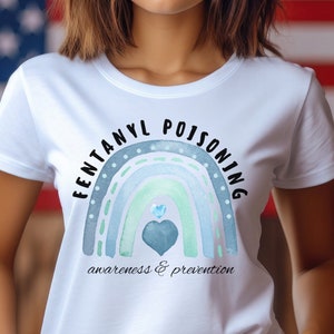 Camiseta de concientización sobre el envenenamiento por fentanilo, camiseta de concientización sobre el abuso de drogas, camiseta de una pastilla que puede matar, traficantes de fentanilo a la cárcel, camiseta de defensor del abuso de drogas imagen 1