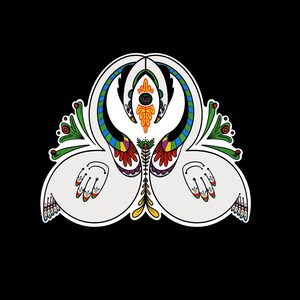 Twin Geese Sticker