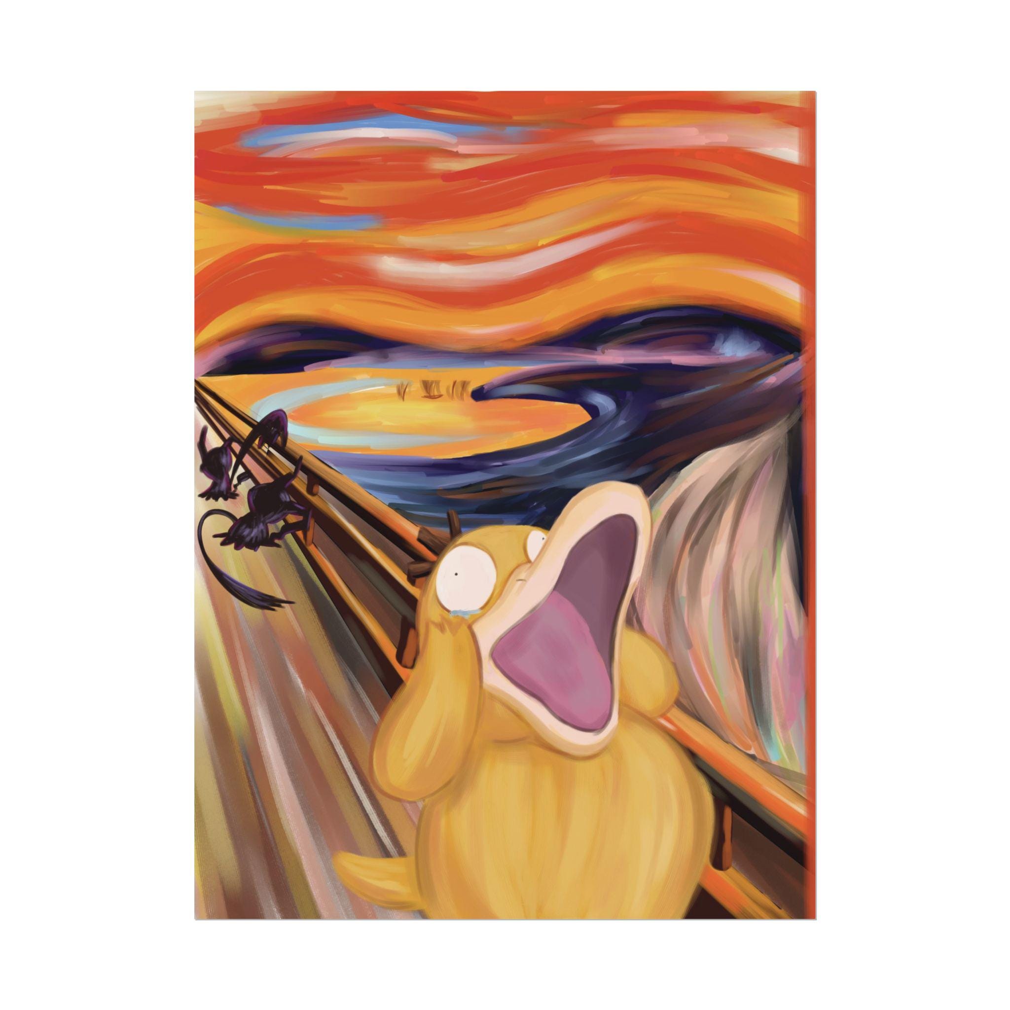 The Scream: Pokemon Peril Poster Print