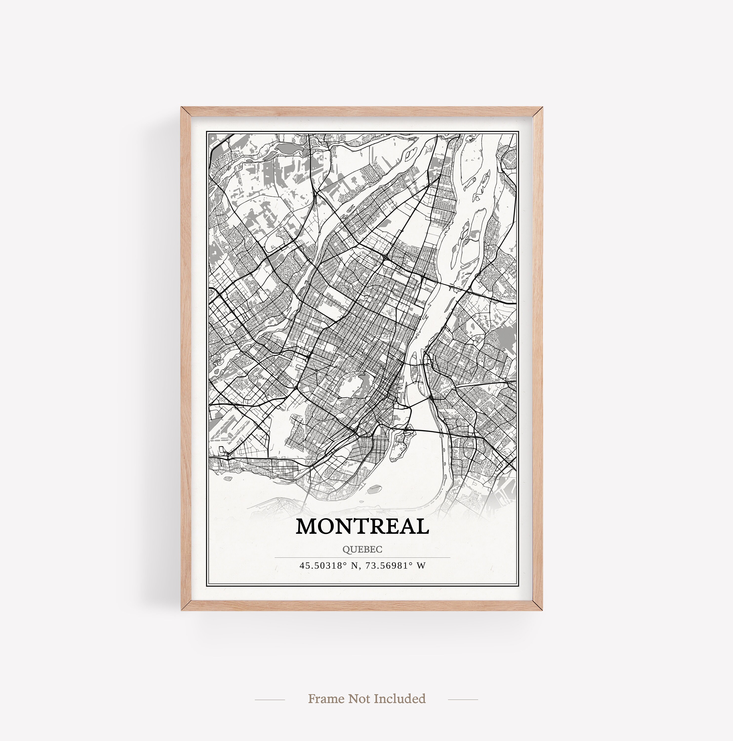 Montreal City Prints Set of 6 Montreal Black and White Etsy