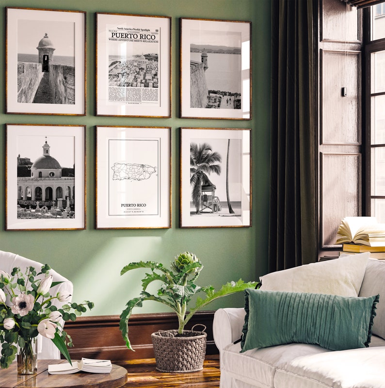 Puerto Rico Prints Set Of 6 Puerto Rico Black And White Etsy puerto-rico-prints-set-of-6-puerto-rico-black-and-white-etsy