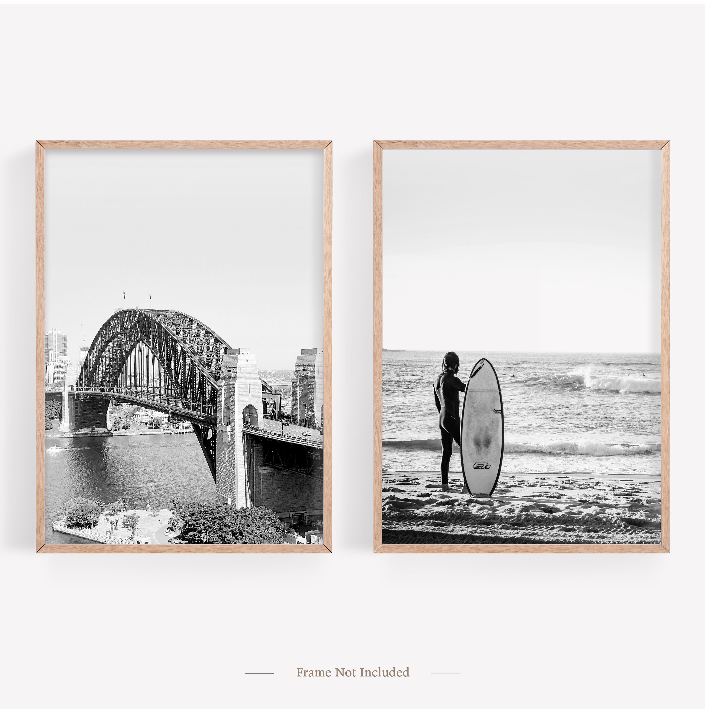 Sydney City Prints Set of 6 Sydney Black and White Prints Etsy