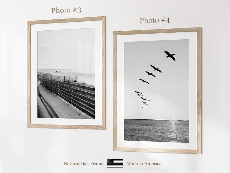 Juego de 6 láminas de la ciudad de Galveston, láminas en blanco y negro de Galveston, póster fotográfico de Galveston, mapa de Galveston, Texas, Estados Unidos imagen 7