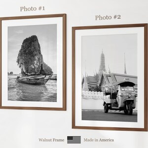 Thailand Prints Set of 6, Thailand Black And White Prints, Thailand Photo Poster, Thailand Wall Art, Thailand Map, Thailand image 6